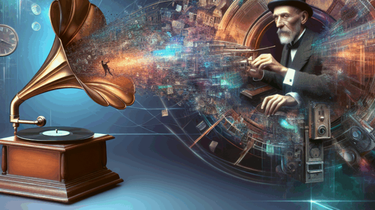 The Glitch in the Gramophone: A Fleeting Fiction of Fragmented Time