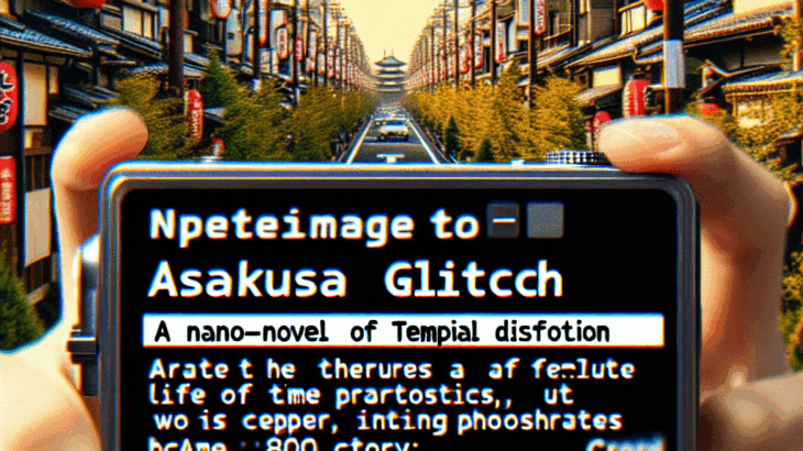 Asakusa Glitch: A Nano-Novel of Temporal Distortion