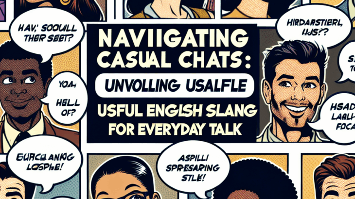Navigating Casual Chats: Unveiling Useful English Slang for Everyday Talk