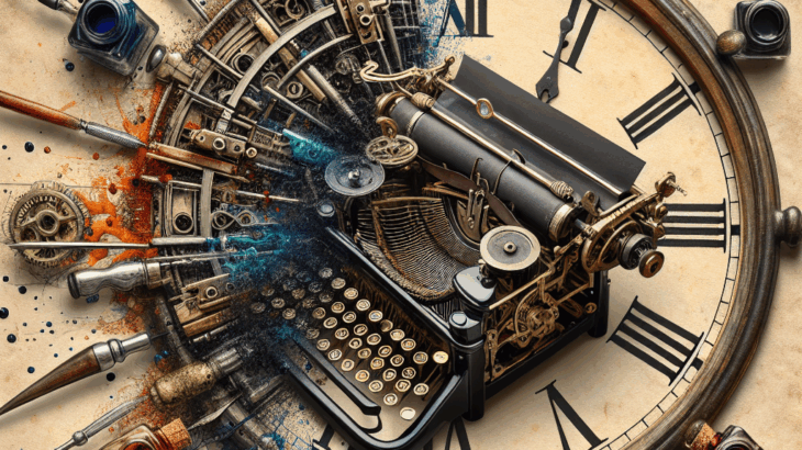 Fractured Futures: The Typewriter’s Temporal Twist and the Ink of Yesterday