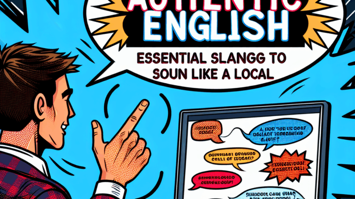 Decoding Authentic English: Essential Slang to Sound Like a Local