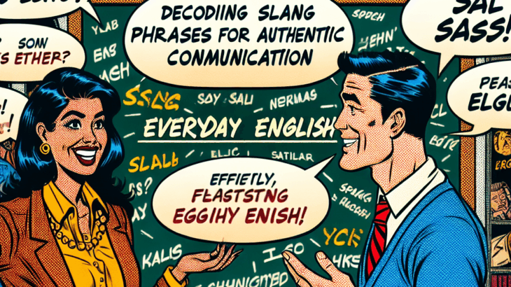 Decoding Everyday English: Practical Slang Phrases for Authentic Communication