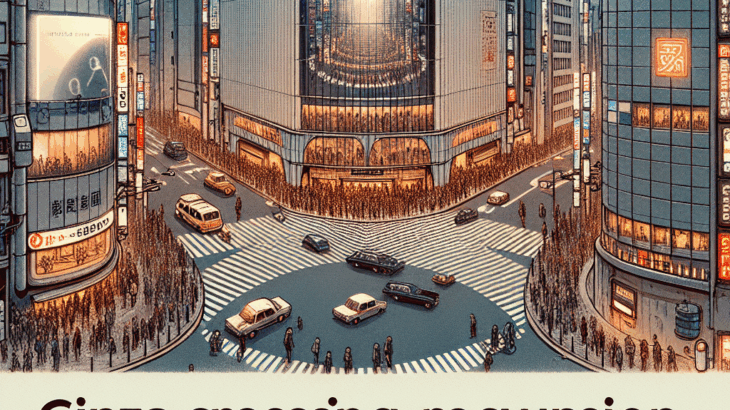 Ginza Crossing Recursion: A Nano-Fiction of Looped Reflections