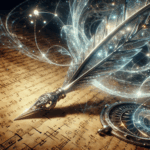 The Quantum Quill: A Concise Novel of Entangled Pasts and Futures