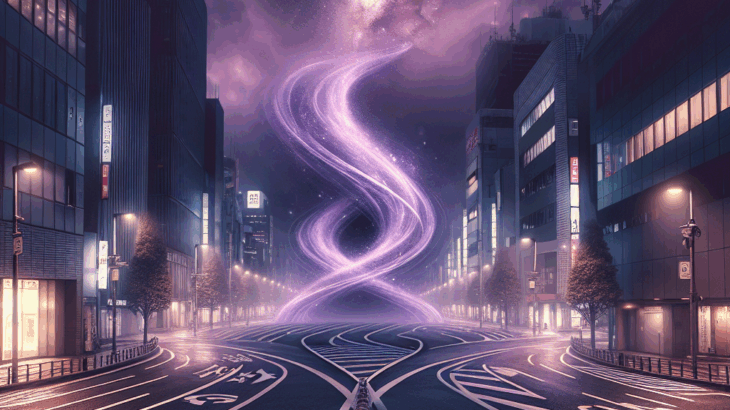 Roppongi Crossroads Anomaly: A Concise Novel of Quantum Entanglement