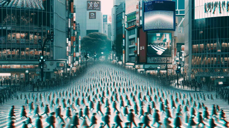 Shibuya Scramble Glitch: A Short Novel of Recurrent Reality