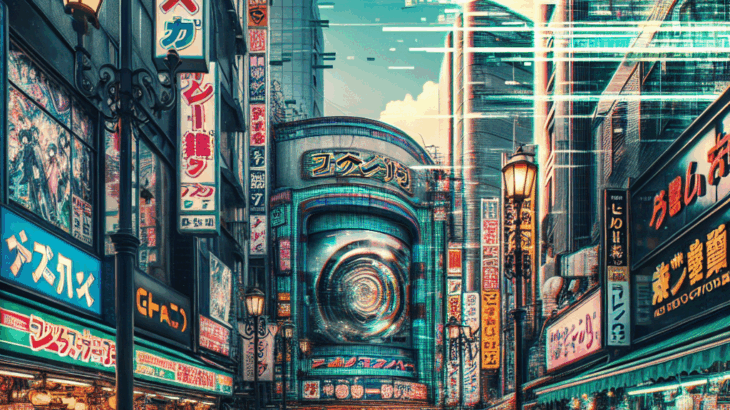 Akihabara Electric Town Glitch: A Time-Slip Vignette