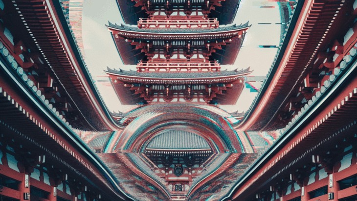 Asakusa Temple Glitch: A Short Story of Recursive Blessings