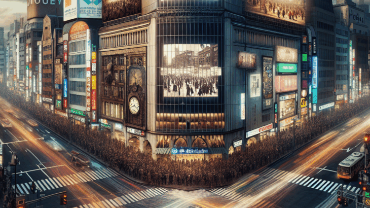 Ginza Crossing Reverberation: A Chronicle of Chronal Displacement