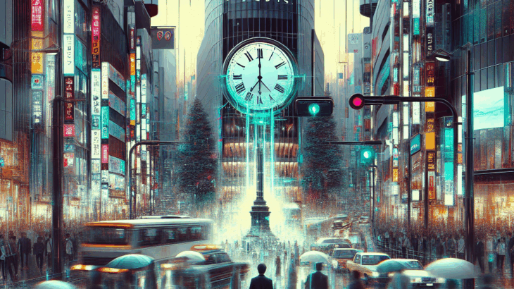 Ginza Crossing Glitch: A Short Narrative of Chronal Dissonance