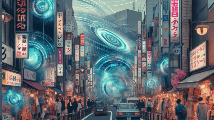 Harajuku Takeshita Street Recursion: A Short Story of Temporal Glitch