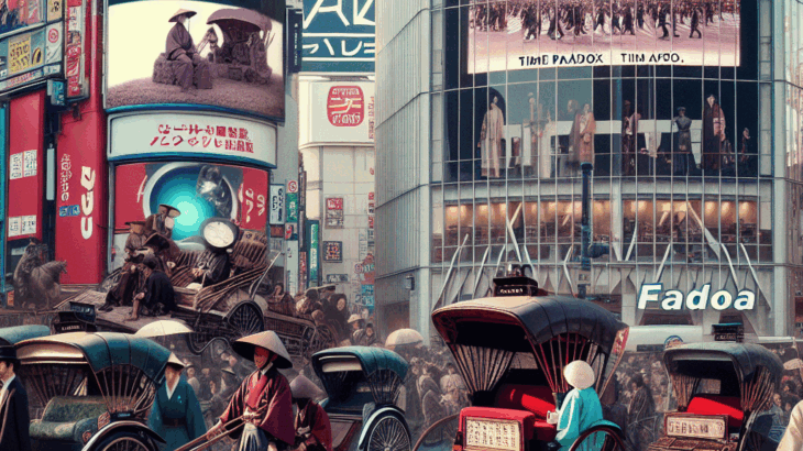 Shibuya Scramble Anachronism: A Fragment of Divergent Time