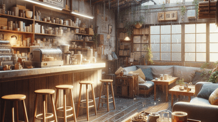 高架下の珈琲店「忘れ物」：雨音と琥珀色のコーヒー、過ぎ去りし日の追憶