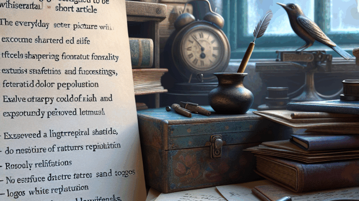 秘密の文房具店「インクの囁き」：古き良き万年筆、忘れられた手紙、色の記憶