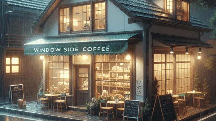 小雨の日の喫茶店「窓辺の珈琲」：過去を映す雨、琥珀色の追憶