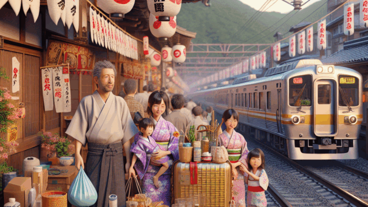 忘れられない家族旅行：日本の祭り、温泉、鉄道の旅のススメ