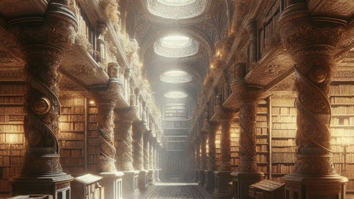 秘密の地下図書館「古書の囁き」：知識の迷宮、忘れられた言葉の力
