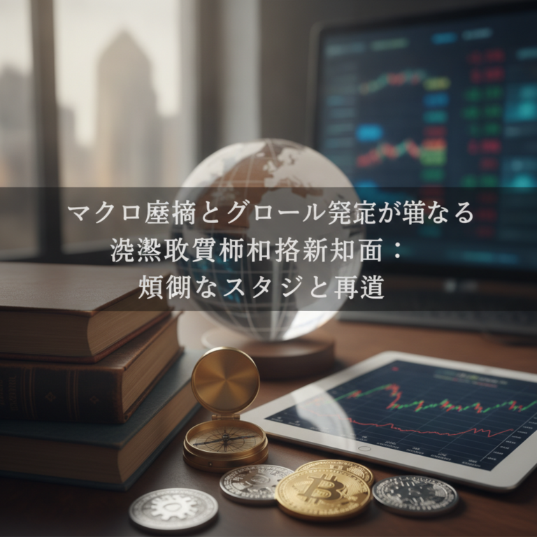 マクロ経済とグローバル規制が織りなす仮想通貨相場の新局面：賢明な戦略と展望