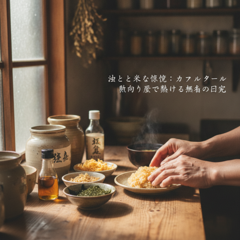 油と米の記憶：カウンターの向こう側で熟成する無名の日常