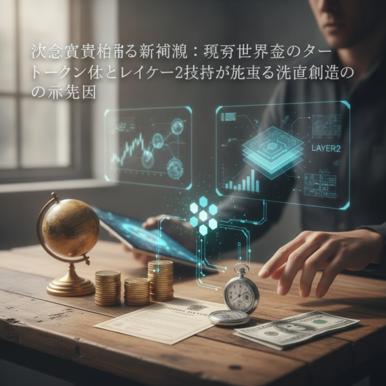 仮想通貨相場の新潮流：現実世界資産のトークン化とレイヤー2技術が加速する価値創造の未来図