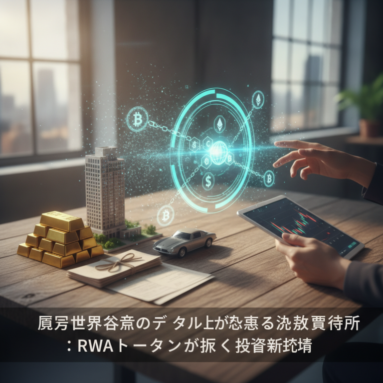 現実世界資産のデジタル化が加速する仮想通貨市場：RWAトークンが拓く投資の新境地