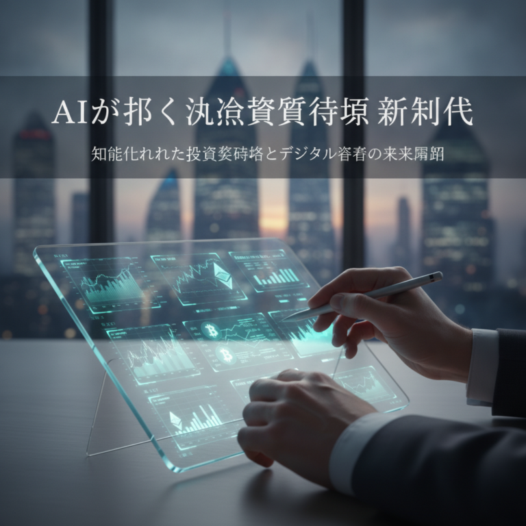 AIが拓く仮想通貨市場の新時代：知能化された投資戦略とデジタル資産の未来展望