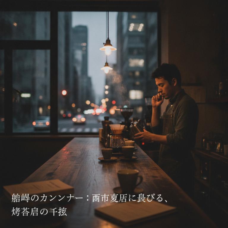薄明のカウンター：都市の余白に息づく、喫茶店の哲学