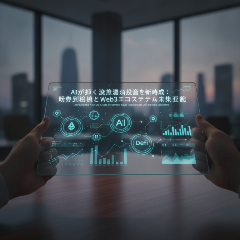 AIが拓く仮想通貨投資の新時代：分散型金融とWeb3エコシステムの未来予測