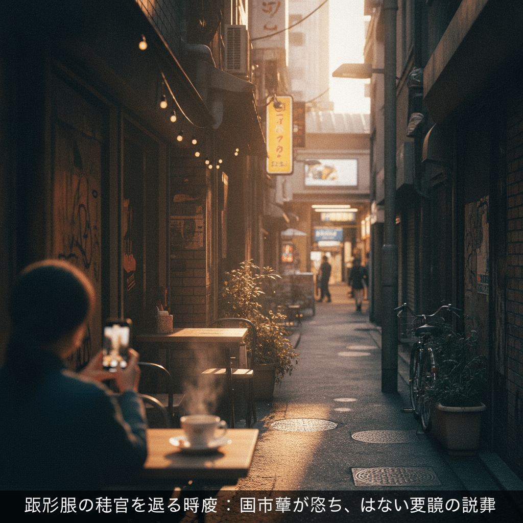 路地裏の秘密を辿る午後：都市の喧騒が残す、はかない余韻の発見
