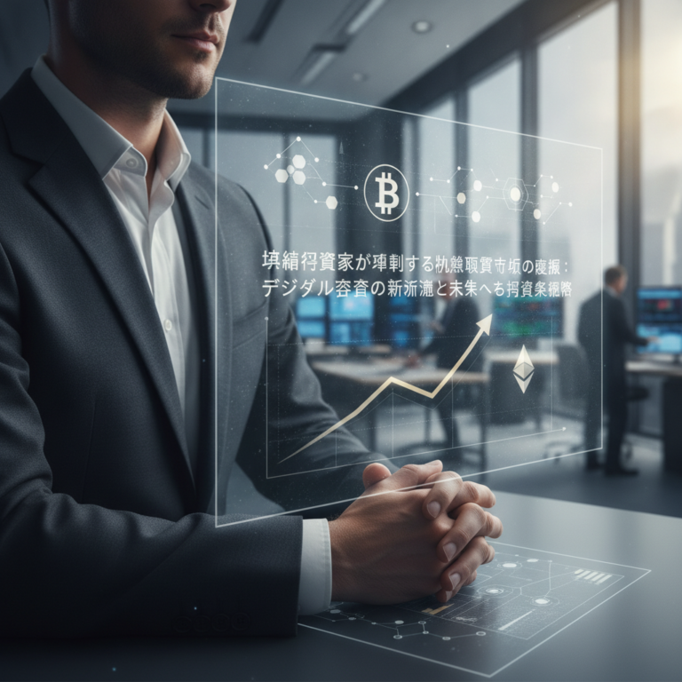機関投資家が牽引する仮想通貨市場の変革：デジタル資産の新潮流と未来への投資戦略