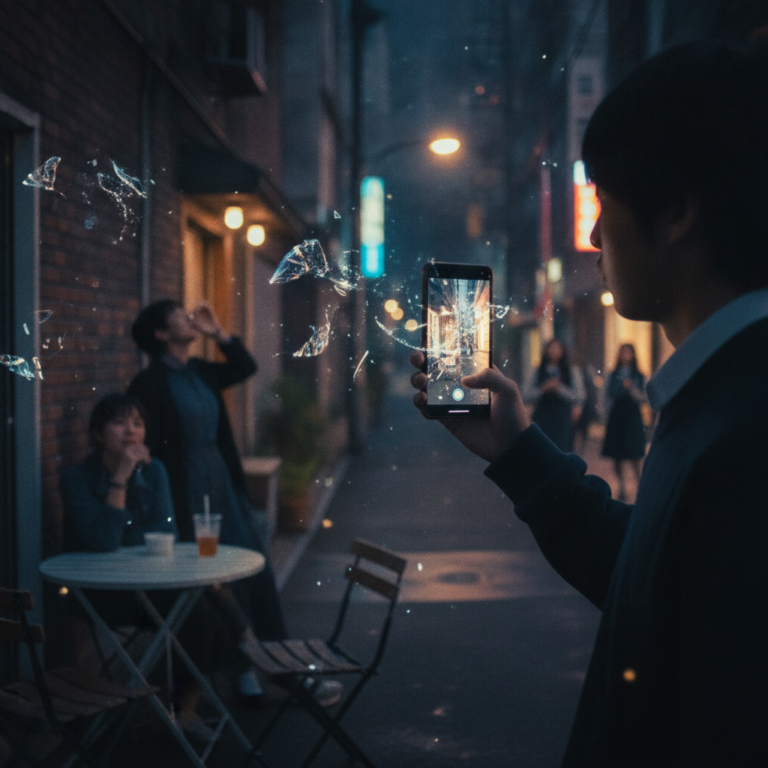 街の呼吸、ARが映す心の残響：24時間だけの、名もなき繋がり