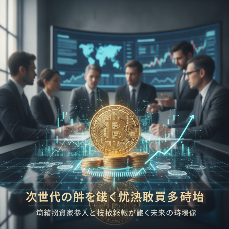 次世代の富を築く仮想通貨戦略：機関投資家の参入と技術革新が描く未来の市場像
