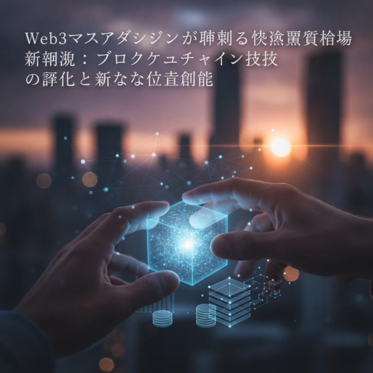 Web3マスアダプションが牽引する仮想通貨相場の新潮流：ブロックチェーン技術の深化と新たな価値創造