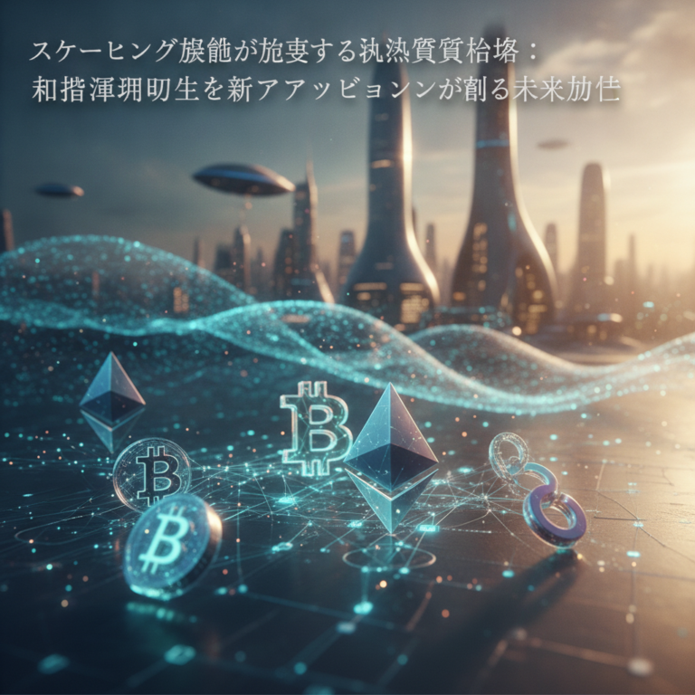 スケーリング革命が加速する仮想通貨相場：相互運用性と新アプリケーションが創る未来価値