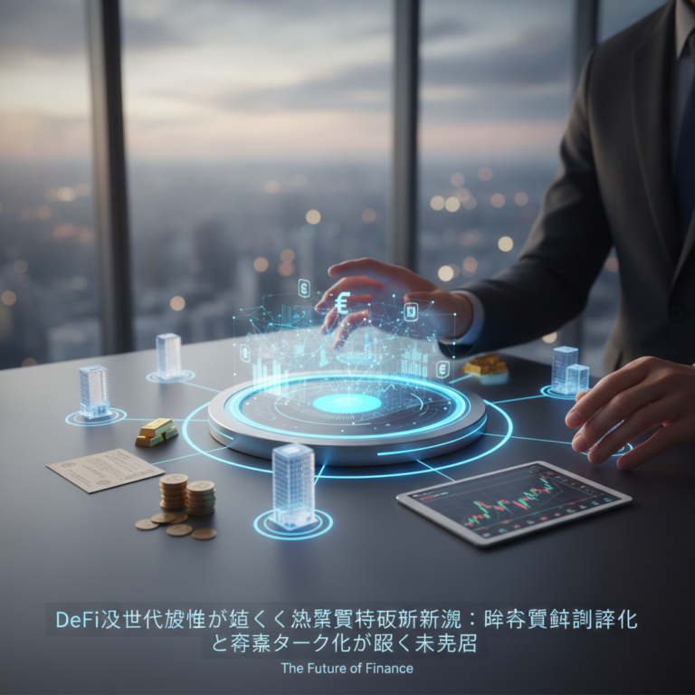 DeFi次世代革命が導く仮想通貨市場の新潮流：分散型金融の深化と資産トークン化が描く未来図