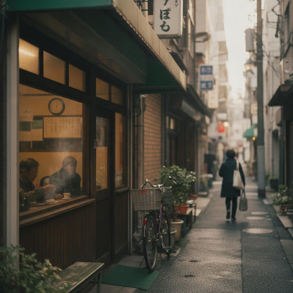 懐かしい路地裏喫茶で見つけた、午前の街のささやかな呼吸