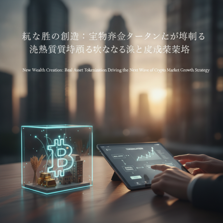 新たな富の創造：実物資産トークン化が牽引する仮想通貨市場の次なる波と成長戦略