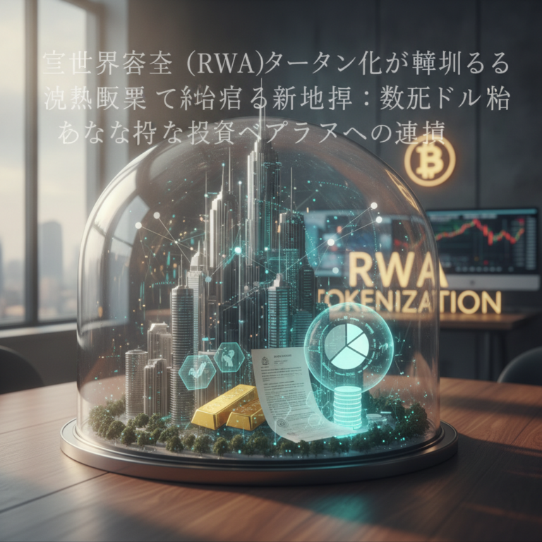 実世界資産（RWA）トークン化が牽引する仮想通貨相場の新地平：数兆ドル規模の新たな投資パラダイムへの転換