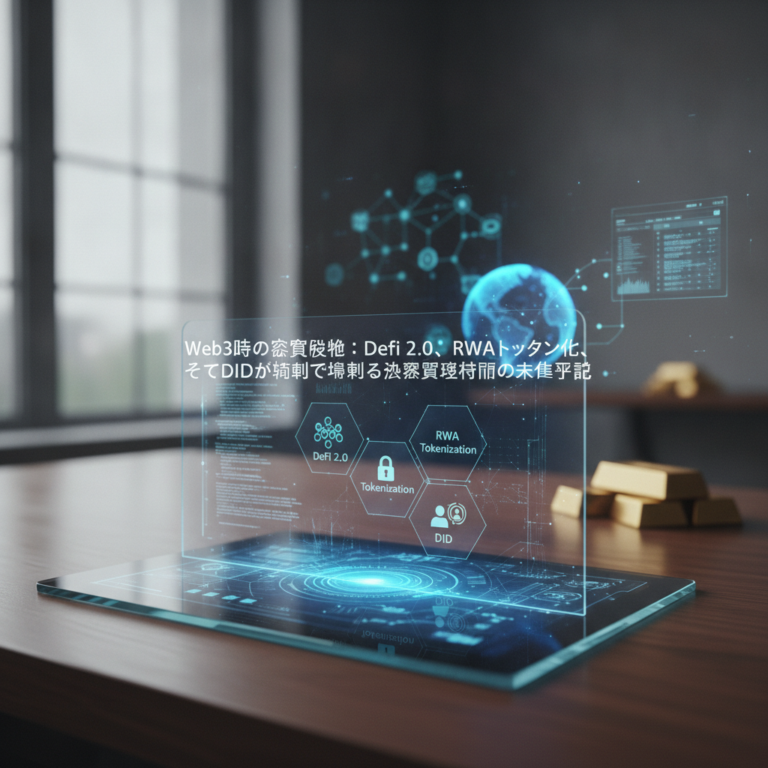 Web3時代の資産革命：DeFi 2.0、RWAトークン化、そしてDIDが牽引する仮想通貨市場の未来予測