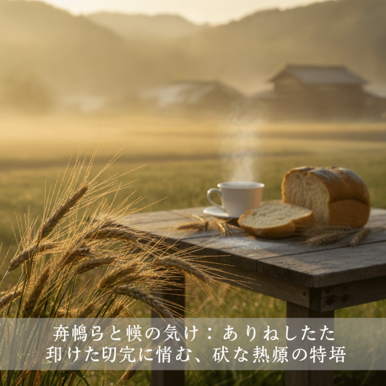 朝靄と小麦の香り：ありふれた日常に潜む、確かな熱源の物語