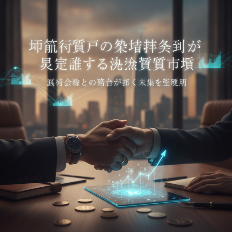 機関投資家の戦略的参入が再定義する仮想通貨市場：伝統金融との融合が拓く未来の資産運用